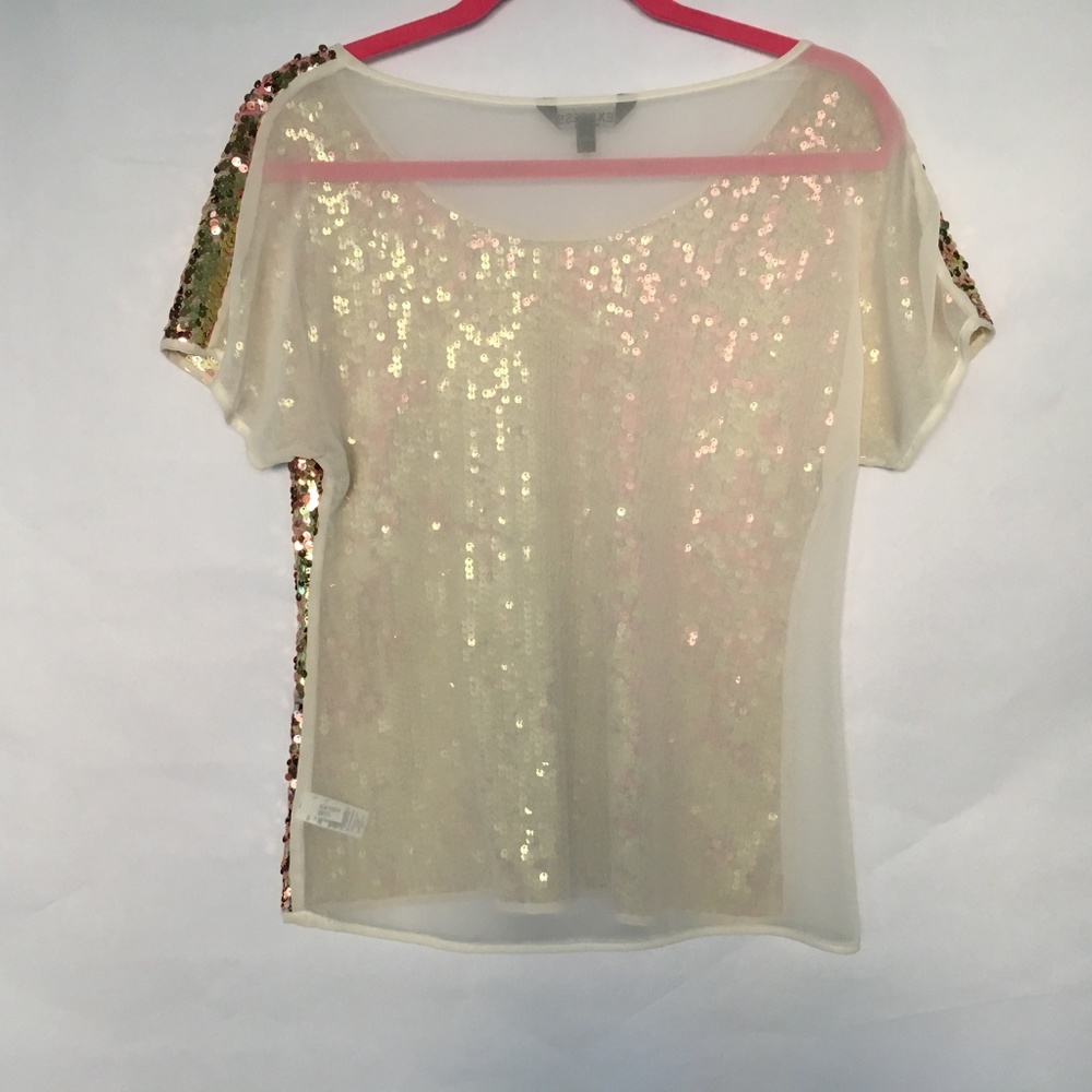 Express Mesh Spangle Top - Picture 4 of 7